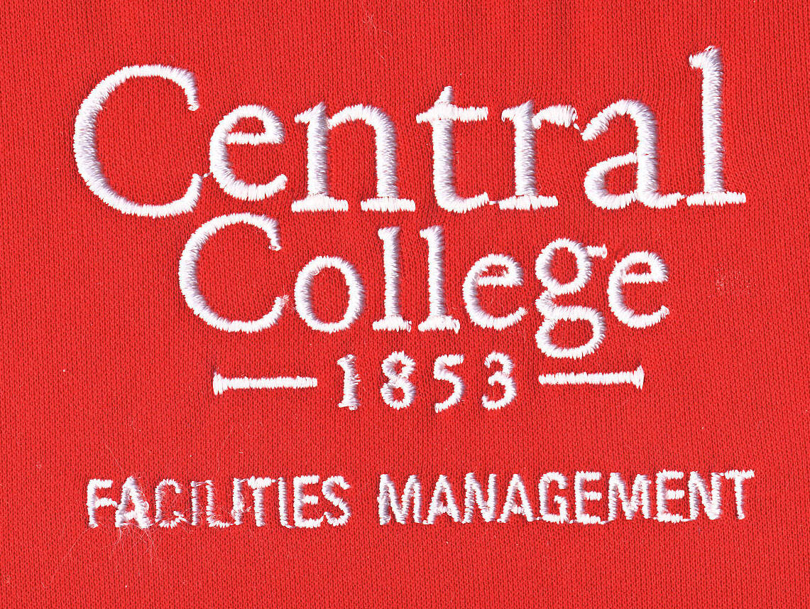 CENTRAL COLLEGE -WHITE [+$4.00]